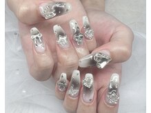 プトゥプトゥ(ptu ptu)/Y2Kブラックチークネイル