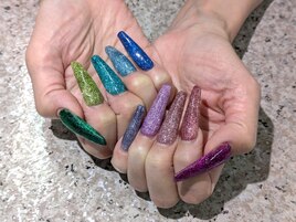 【スカルプ】ギャルネイル