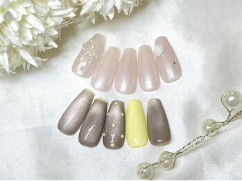 エルーシェ 立川南口店(ercher)の写真/『トレンド/技術/厳選商材/接客/空間』全て揃う人気店!!品よく可愛く魅せるシンプルデザイン多数◎立川駅