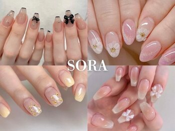 ソラ(sora)の写真/大切な日のネイルは貴方だけの特別なデザインで♪季節/イベント/トレンドに合わせたデザインもお任せ☆