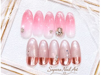 津田沼ネイルサロン サパラ(sapara)/プラチナ定額☆¥6,899 100種☆