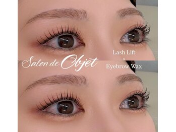 サロンドオブジェ(Salon de Objet)/眉ワックス×ラッシュリフト