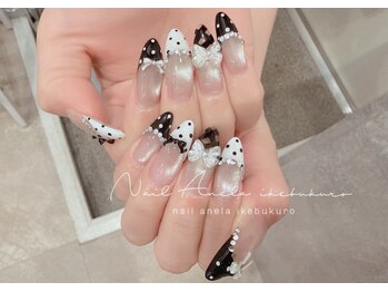 アネラ 池袋(Anela)の写真/毎月変わる定額デザイン¥5980~高い再現力と美フォルムが人気♪大人女性に似合う洗練アートをご提案