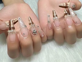 ＊持ち込みチェックネイル