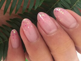 春らしいピンクグラデーション