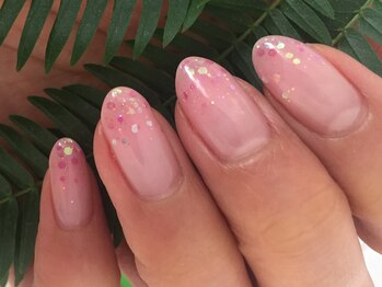 春らしいピンクグラデーション