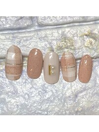ニット柄ネイル