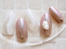 ネイルサロン ブランシュール(Nail Salon Blancheur)/コッパーピンクニュアンスネイル