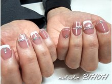 ネイルサロン ビホー/キラキラフレンチ