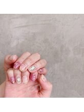 アティックネイルアトリエ(attic nail atelier)/押し花ネイル★