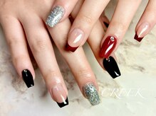 クリーク(CREEK)/自爪風長さだしフレンチ