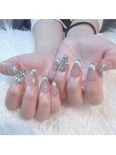 ソアラ アイラッシュアンドネイル(SOARA Eyelashes&Nail)/【nail】ワンカラー×magnet