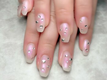 ブリスフルハピネス(Blissful happiness)/オーロラチークネイル