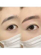 チルアンドアイ 千葉駅前店(Chill&Eye)/美眉スタイリング/BeforeAfter