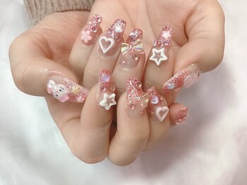 ジャスミンネイル(Jasmine Nail)/ジェル☆付け放題コース♪