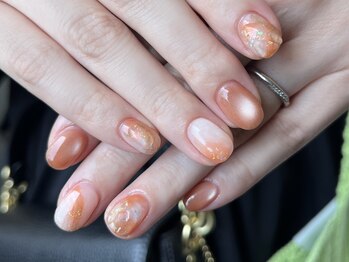 オレンジネイル