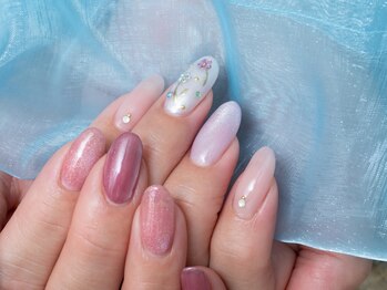 エティス フル ネイルズ(Etis ful Nails)の写真/大人女性のための洗練された上品ネイルが楽しめる♪自爪の負担が少ないフィルイン対応サロン◎