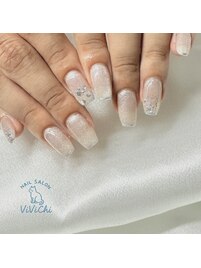 シンプルマグネットネイル