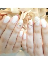 ルクール(Le Coeur)/ホワイトクリスマスネイル