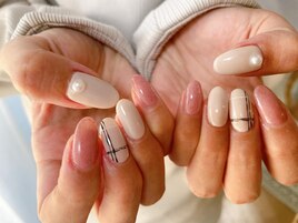 11.12月定額A チェックネイル