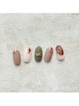 アムルーズ(Amoureuse)/ニュアンスミラーアートネイル♪