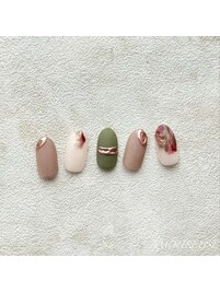ニュアンスミラーアートネイル♪