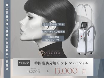 シエスタ(siesta)/韓国脂肪分解リフト(全顔)
