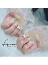大人可愛い夏ネイル