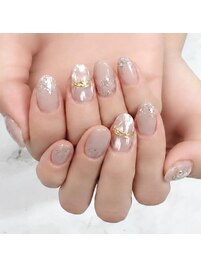ちゅるんネイル★きれいめネイル
