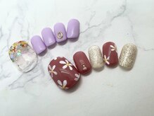 タネモト(Tanemoto)/4.5月フットネイル￥7700