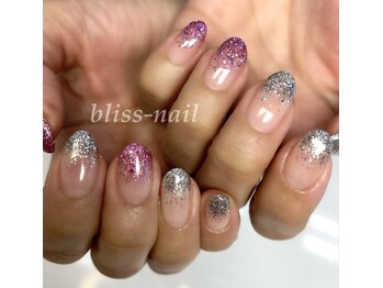 ブリスネイル(bliss-nail)/ラメグラデーション