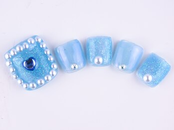 エリクサーネイル 心斎橋(Elixir Nail)/フット　やり放題／クーポン使用