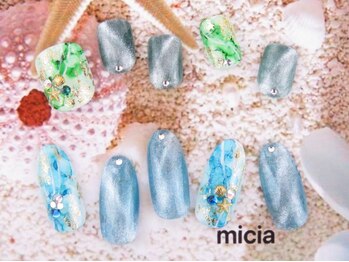 ミシャ(Micia)の写真/【お得なクーポン多数ご用意◎】オシャレは足元から♪お仕事上ハンドネイルができない方にもオススメ♪