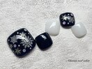 雪の結晶Footネイル