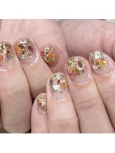 ソラール(SOLAR)/ショートキラキラ夏ネイル☆