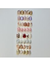 エルネイル(elu nail)/定額/マグ/秋冬/ニュアンス