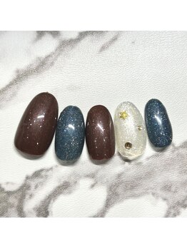 キューセブンネイルラウンジ 与野店(Q7 Nail Lounge)/定額Bコース　￥5500