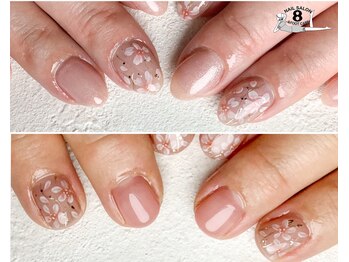 ネイルエイト 新百合ヶ丘(nail8)/春♪お花♪桜♪卒業式、入学式