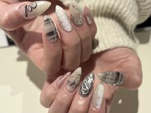 シェルネイル(SHELL NAIL)/グランジ/筆記体/staff:takeda