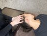 【眼精疲労/頭痛/不眠/脳疲労】ドライヘッドスパ+首マッサージ40分9900円→