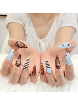 ルシ ネイル 新大久保(LUCI NAIL)の写真/【24時まで営業】新大久保駅2分★10~24時まで営業しているのでお出掛けやお仕事の前後に♪