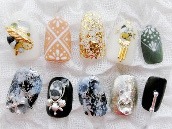 ネイリシャス(NAILICIOUS)/アースカラー・ダークトーン