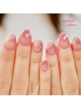 たゆ ネイル(たゆnail)/ダブルフレンチネイル