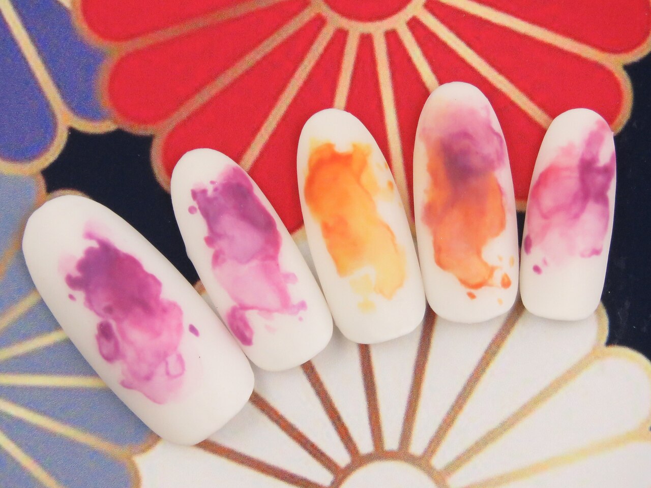 ○派手目で可愛い✨モヘア調 カラフル グラデ ネックウォーマー