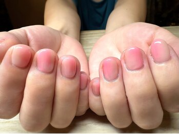 アミュリー ネイル アトリエ(Amury nail atelier)/桃 ニュアンス ヌーディー 果実