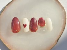 ネイルサロン フローリア(nail salon Florir)/バレンタインハートネイル