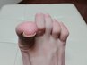男性にも人気【uFuFoo+】看護師がする爪切りとドイツ式巻爪矯正（片方の足）