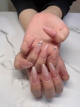 トータルサロン福屋 熊本中央店/スカルプキラキラネイル