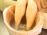 【足湯5分サービス】漢方足湯＋足つぼふくらはぎマッサージ65分¥4980→4680