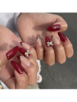 ネイルサロン ココロジー(COCOLOGY)/秋カラー ボルドー